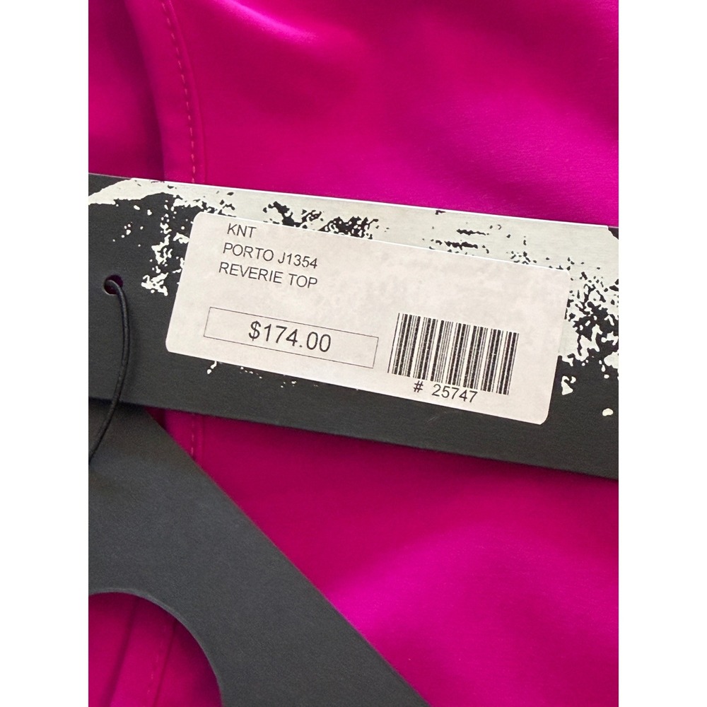 NEW Porto San Francisco Reverie Top Pink Asymmetric Avant Garde Minimalist Sz 4 - Picture 12 of 14